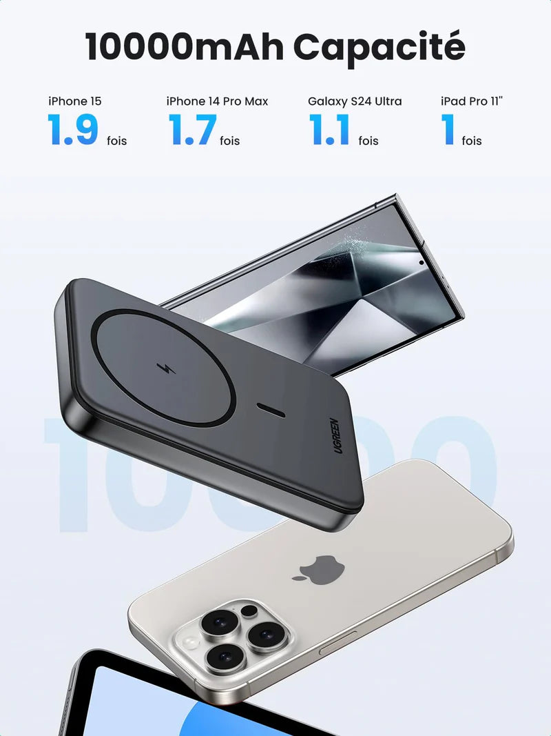 Batterie externe magnétique UGREEN 10