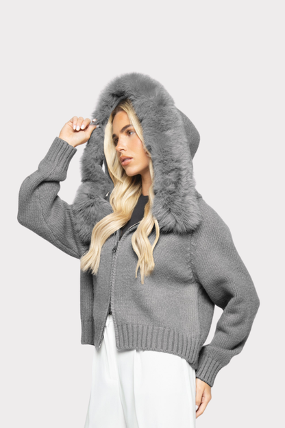 Olympe | Veste fourrure