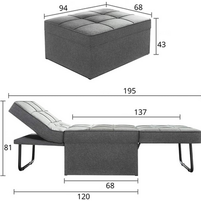 HomeLova | Canapé Lit 4-en 1 Premium